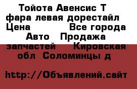 Тойота Авенсис Т22 фара левая дорестайл › Цена ­ 1 500 - Все города Авто » Продажа запчастей   . Кировская обл.,Соломинцы д.